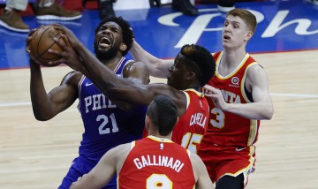  恩比德统治攻防两端数字人横扫马刺